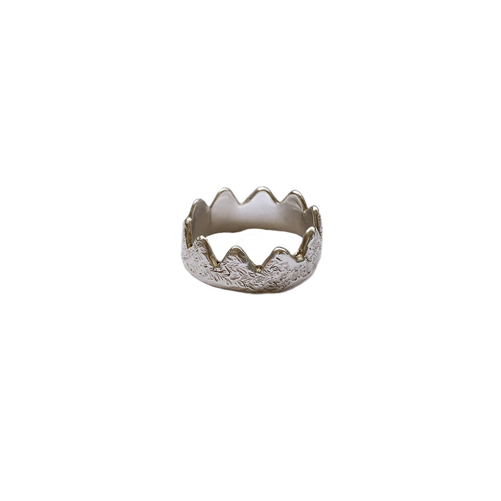 Crown Ring Sterling Silver