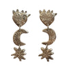 Sister Earrings Sterling Silver